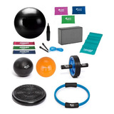 Kit Yoga Pilates C/ 16 Itens Bola Thera Bands Overbal Anel