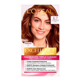 Kit Tinte L'oréal Paris  Excellence Tintura L'oréal Excellence Creme Tono 6.7 Chocolate Puro Para Cabello