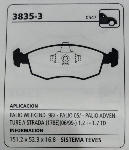 Disco De Freno Fiat Palio Stylo Marea Adventure Locker 284mm Foto 5