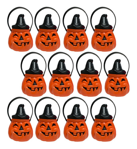 Caramelera Calabaza X 12 - Golosinas Halloween Noche Brujas