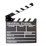 Foto4easy Professional Vintage Tv Movie Film Clap Board