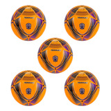 Combo 5 Pelotas Nassau Futbol 5 Futsal Original Tuji Nº 4