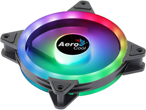 Ventilador Argb Aerocool Duo 12 Doble Conector 6 Pin Y 3 Pin