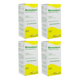 Kit Com 4 Benzoderm Sabonete 60g - Piolhos, Sarnas E Lêndeas