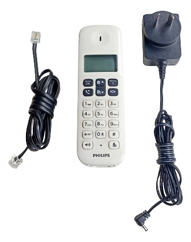 Teléfono Philips Inalámbrico D 131 110/220v Color Blanco 