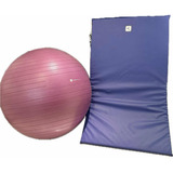 Bola M + Colchonete Alto Pilates Decathlon + Bomba De Ar