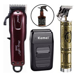 Promoção Kit Kemei 2600 Acabamento 1974a Shaver 1102