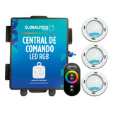 Kit 3 Led Rgb Piscina Colorido Cob Sodramar + Central Touch 110v/220v