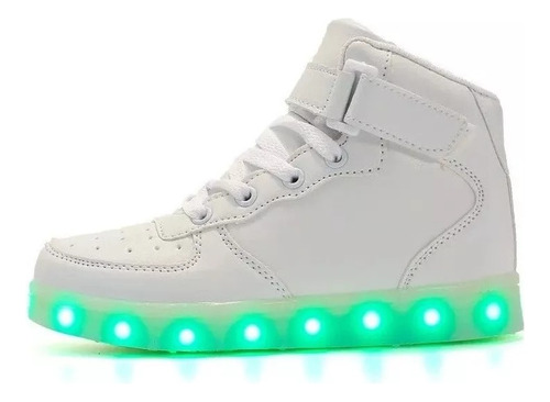 Zapatos Con Luz Led Para Hombre Y Mujer, Luminosos, Con Carg