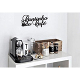 Cantinho Do Café 45x23cm Lettering Madeira Mdf Parede