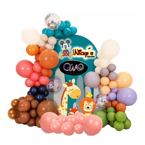 100 Globos De Latex Qiao Qwao 10 Pulgadas Colores Solidos 