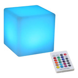 Cubo De Luz Led Que Cambia De Color De 8  | Lámpara De...