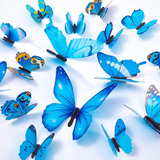 60 Pegatinas De Pared De Mariposas, Decoración De Mariposas 