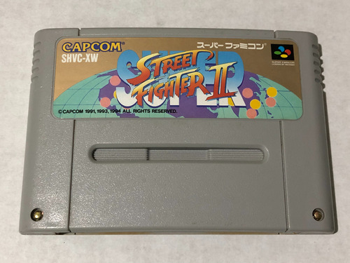 Super Street Fighter 2 Super Famicom Fisico Juego Japones