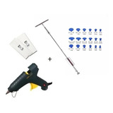 Kit Martillo Inercial Sacabollo 18 Chupetes Pistola Silicona