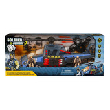 Set Soldados Swat Con Helicoptero Soldier Combat 9 Ck