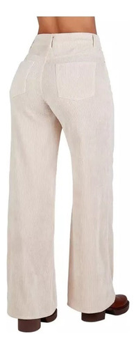Pantalon Recto De Pana Dama Ivory Cklass 916-83