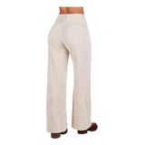 Pantalon Recto De Pana Dama Ivory Cklass 916-83