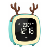 Lindo Reloj Despertador Digital Para Niños Mujeres W L...