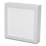 Panel Plafon Led 18w Aplicar Cuadrado 22x22cm Ahorro Energia