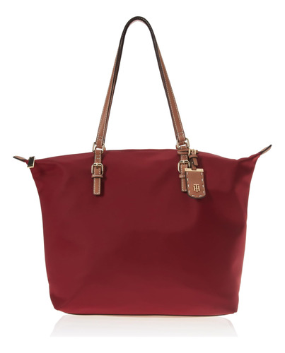 Bolso Tote Con Cremallera Julia De Tommy Hilfiger, Rojo Virg