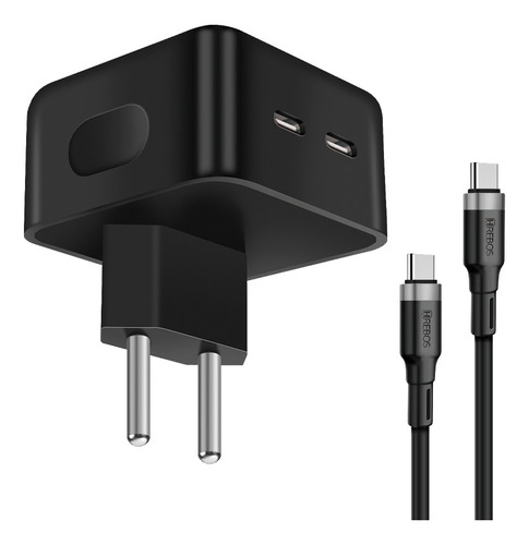 Carregador 40w Usb-c Compatível iPhone 15 15 Pro Max C/ Cabo