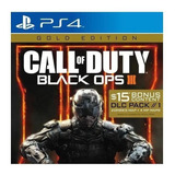 Call Of Duty: Black Ops Iii  Black Ops Gold Edition Activision Ps4 Físico