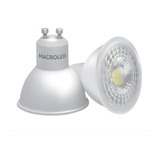 Dicroica Led 7w Gu10 220v Lampara 36° Macroled Pack X10