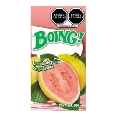 Jugo Boing Sabor Guayaba 500 Ml 12 Piezas | MercadoLibre