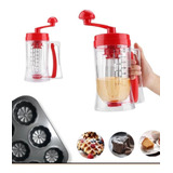 Mezclador Dispensador Maquina 2 En 1 Pancake Cupcake Waffles