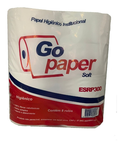 Papel Higiênico Rolão 300 Metros 8 Rolos