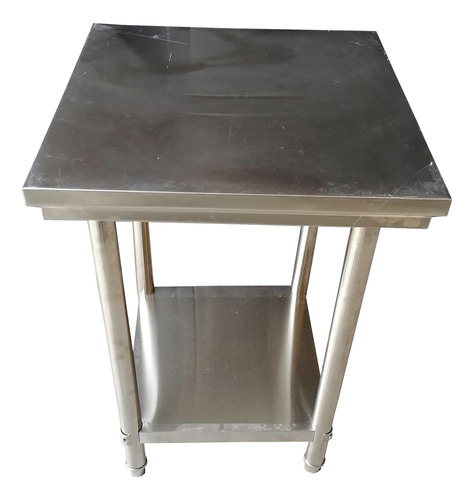 Mesa De Acero Inoxidable 60x60cms