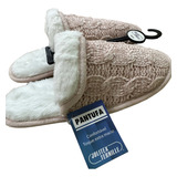 Pantufa Feminina E Masculina Chinelo Pelúcia Tricot Plush