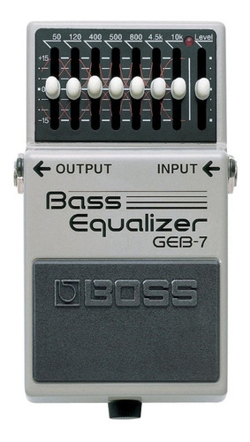 Pedal De Efecto Boss Bass Equalizer Geb-7