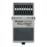 Pedal De Efecto Boss Bass Equalizer Geb-7