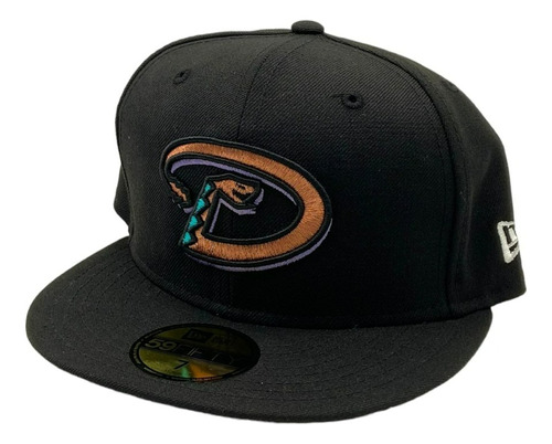 Gorra New Era Arizona Diamondbacks Negro 59fifty Cerrada