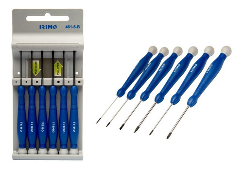 Set 6 Destornilladores Irimo Precision Perillero Electrónica