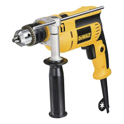 Taladro percutor eléctrico de 13mm DeWalt DWD024 710W + accesorio con caja de cartón Color Amarillo Frecuencia | Meses sin interés