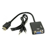 Adaptador Hdmi Macho X Vga + Audio Gv Cbh518