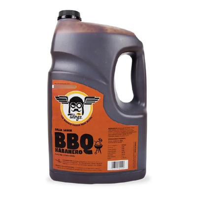 Salsa Picante Bbq Barbecue Habanero Para Alitas 3.8 L | MercadoLibre