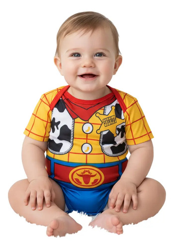 Pañalero Bebé Comisario Woody Traje Disfraz Toy Story