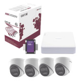 Kit Ip 4 Megapixel Nvr De 4 Canales Con 4 Puertos Poe 4