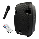 Bocina Bluetooth Sonido Profesional + Micrófono - Premium Color Negro