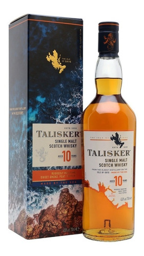Whisky Talisker 10 Años Single Malt Estuche 700ml Importado