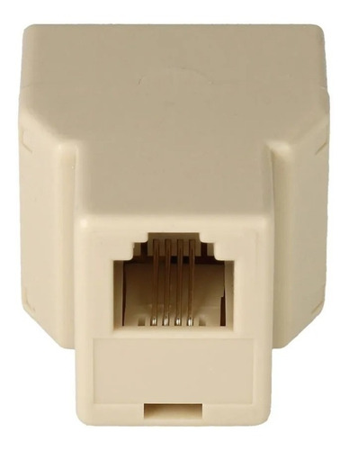 Adaptador Union Cupla Rj11 1 Hembra A 2 Hembras Prolongador