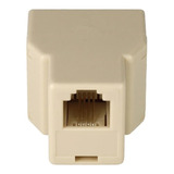 Adaptador Union Cupla Rj11 1 Hembra A 2 Hembras Prolongador