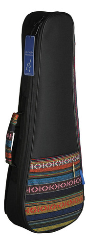 Mochila Soprano Colorida Funda Uke Ethnic Con Ajustable