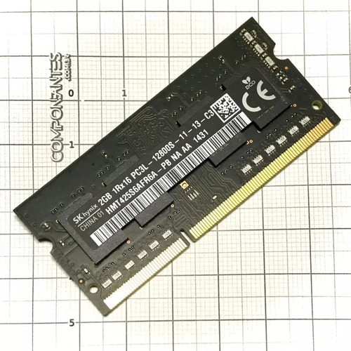 Pente De Memória 2gb Ddr3 1600mhz P/ Notebook - Hynix