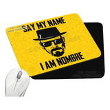 Pad Mouse Rectangular Breaking Bad Personalizado Nombre