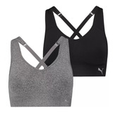 Brasier Puma Top Deportivo Gym Ejercicio 2 Piezas 1344678